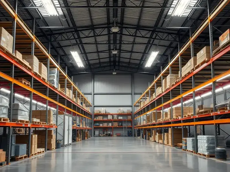 Clean warehouse interior
