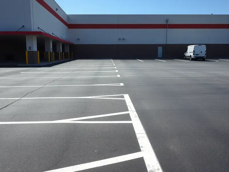 Parking lot cleaning