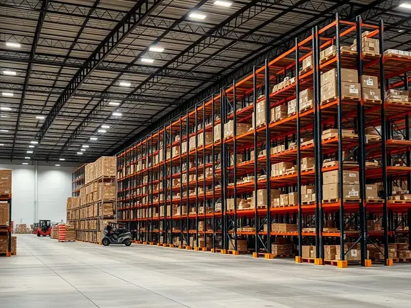 Warehouse interior cleaning